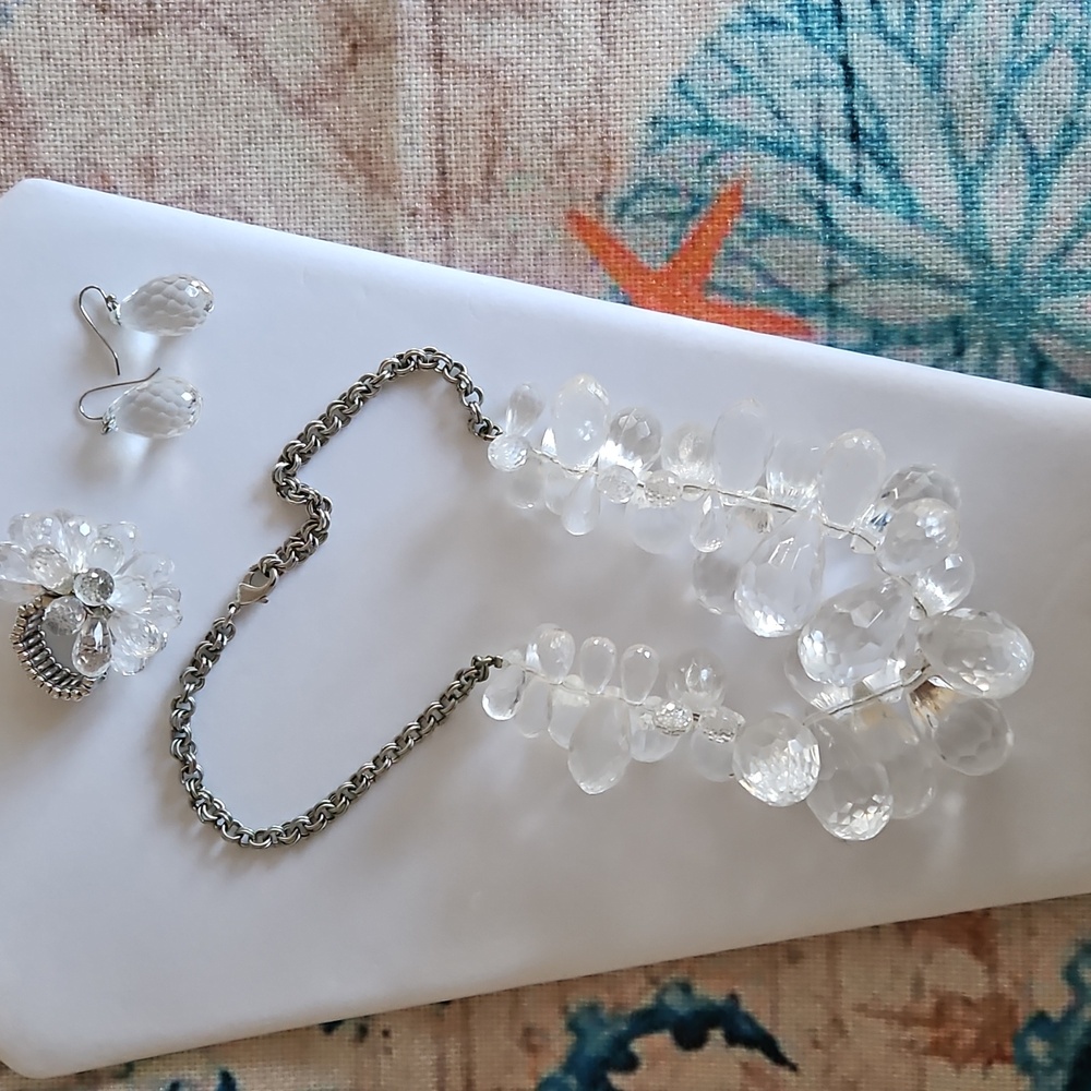 Vintage Fauceted Lucite Bauble Set